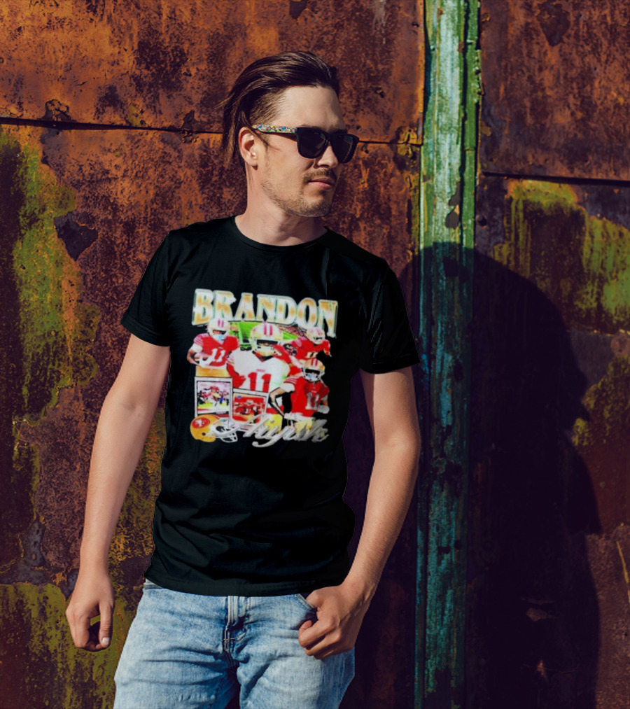 Brandon Aiyuk San Francisco 49ers Football Collage BA IGYB T-Shirt