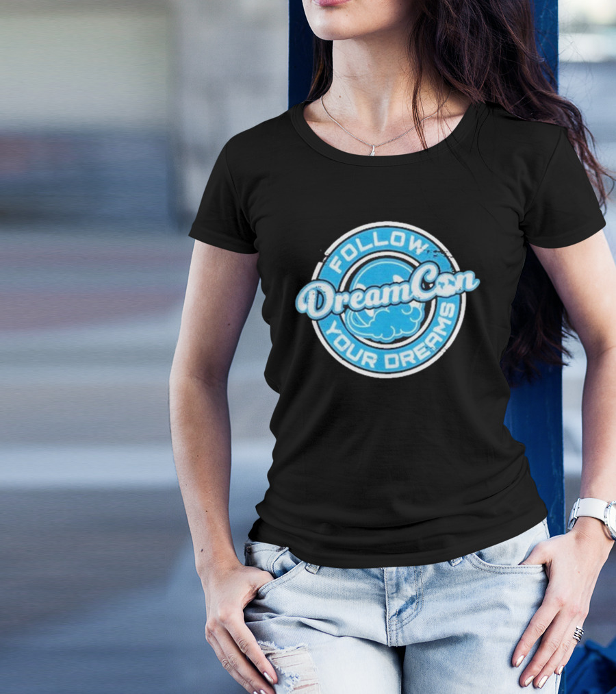 DreamCon Follow Your Dreams Dreamconvention Standard Cloud Badge T-Shirt
