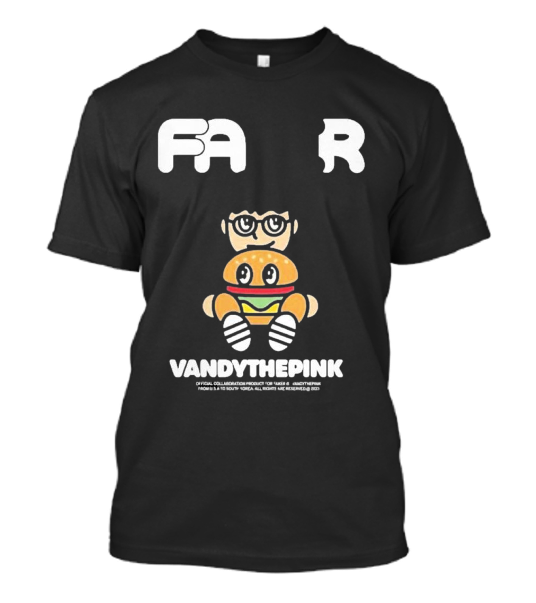 FAKER VANDYTHEPINK Burger Character Collaboration T-Shirt