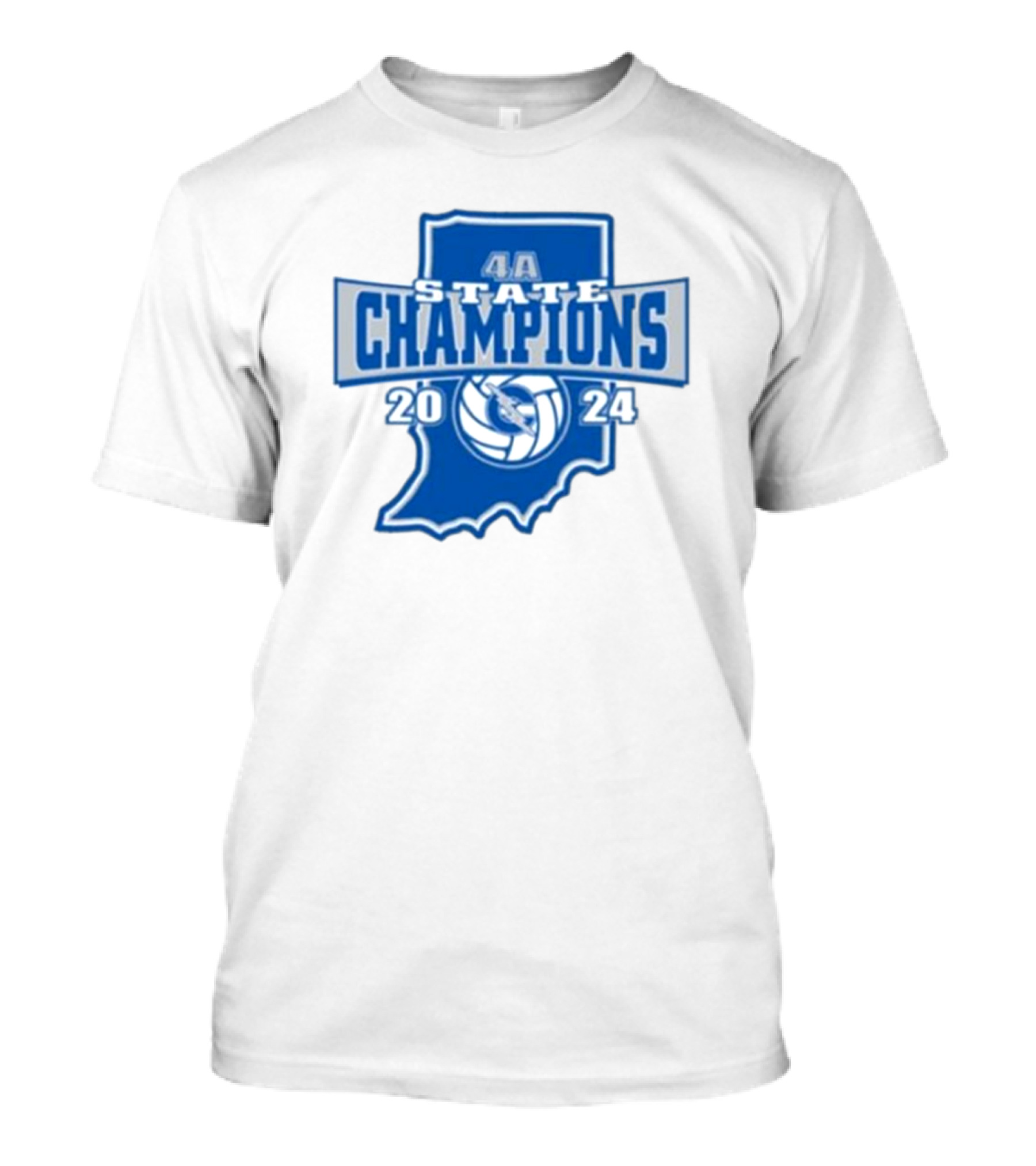 4A State Champions 2024 Indiana Volleyball T-Shirt