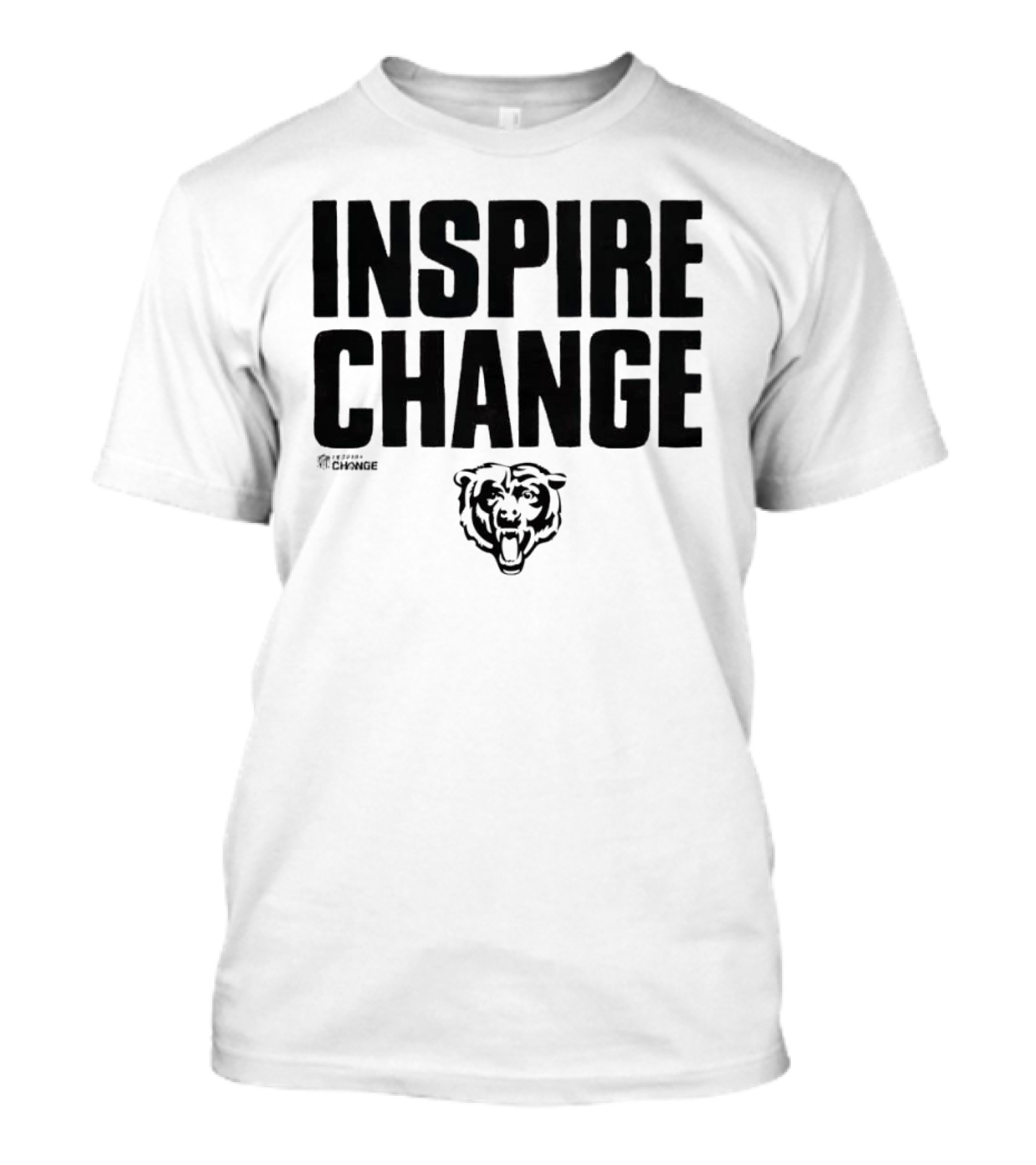Chicago Bears NFL 2024 Inspire Change Logo Bear T-Shirt