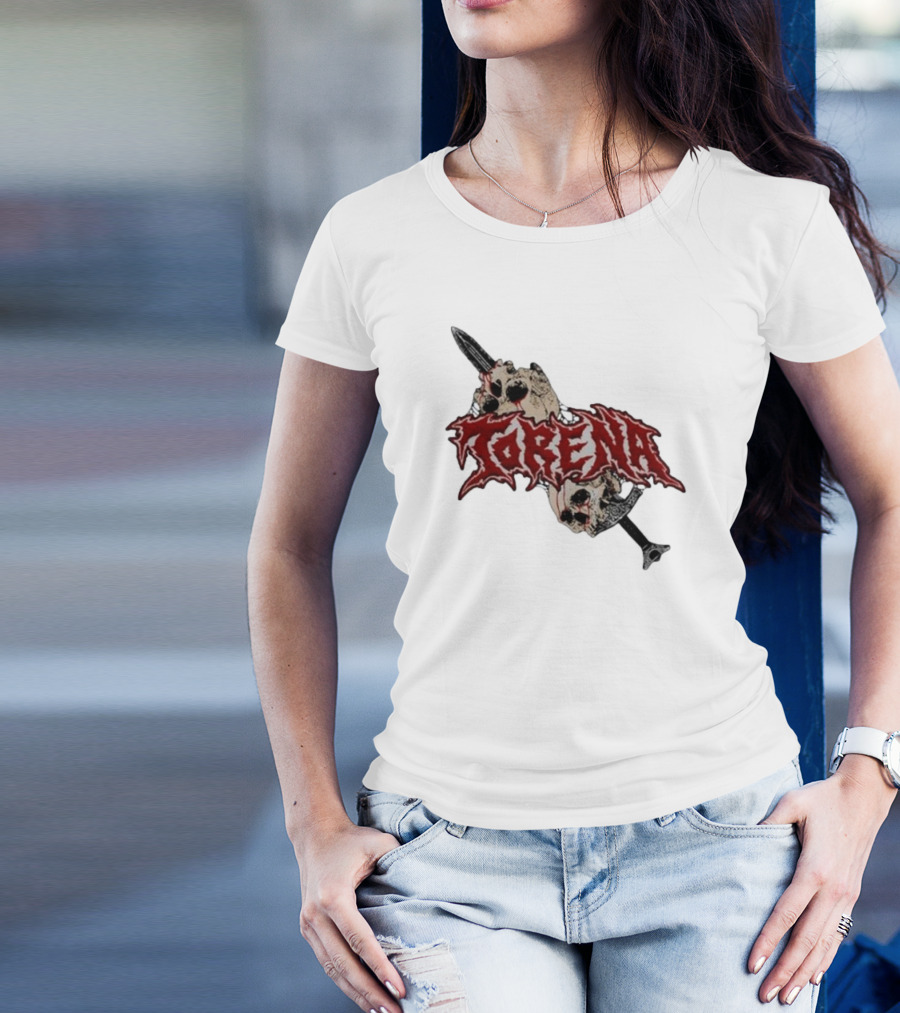 Torena Sword Piercing Skulls T-Shirt