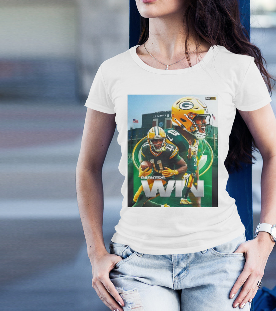 Packers Win Lambeau Field Victory FOX NFL Green Bay Vs 49ers T-Shirt