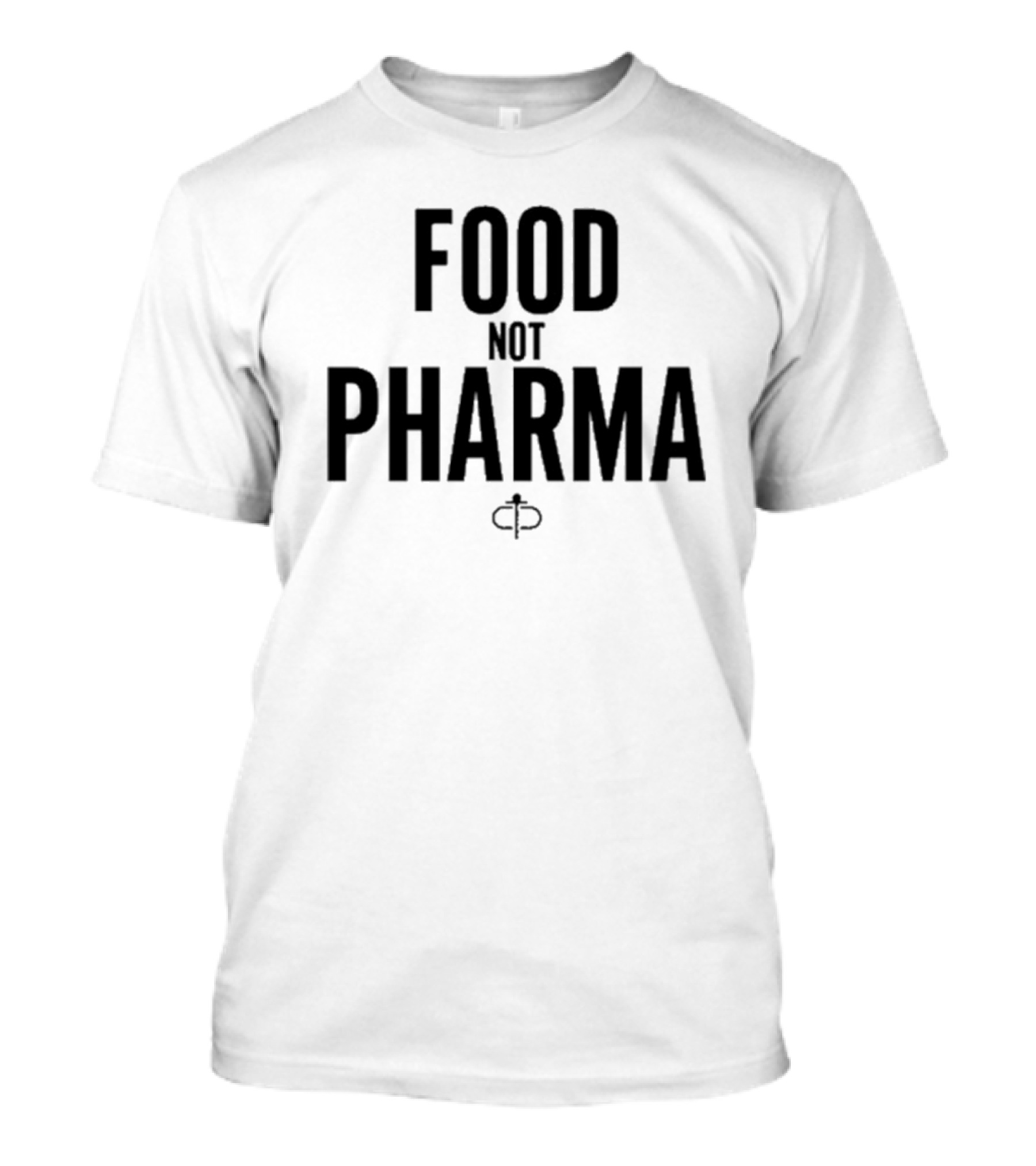 Ian Carroll Promoting Food Not Pharma With Medical T-Shirt