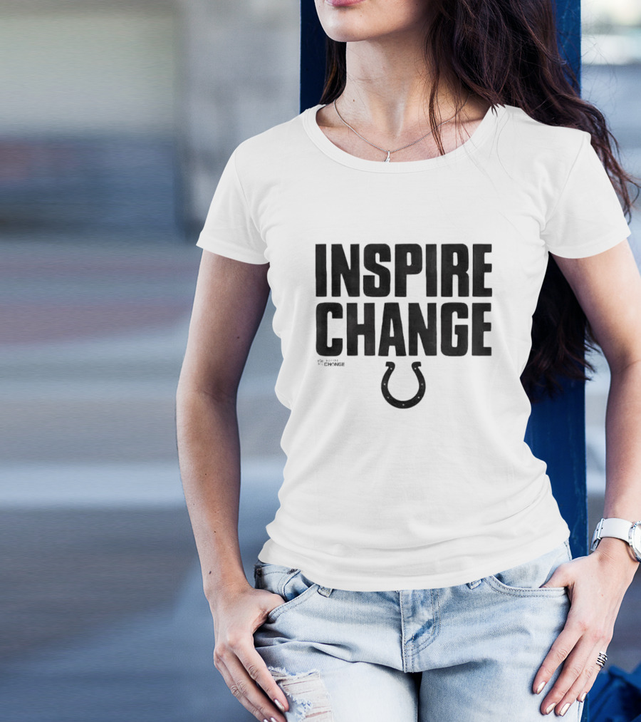 Indianapolis Colts 2024 Inspire Change NFL Campaign T-Shirt