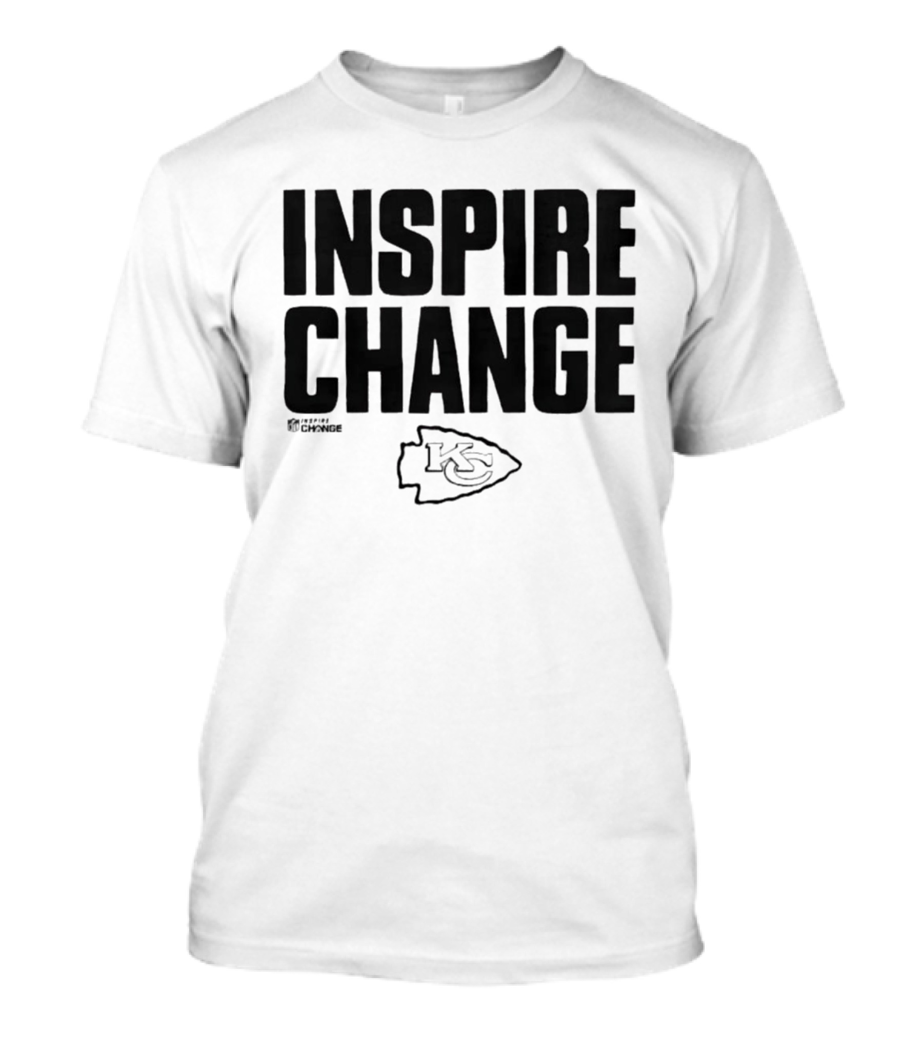 Kansas City Chiefs NFL Inspire Change 2024 KC Arrowhead Logo Initiative T-Shirt