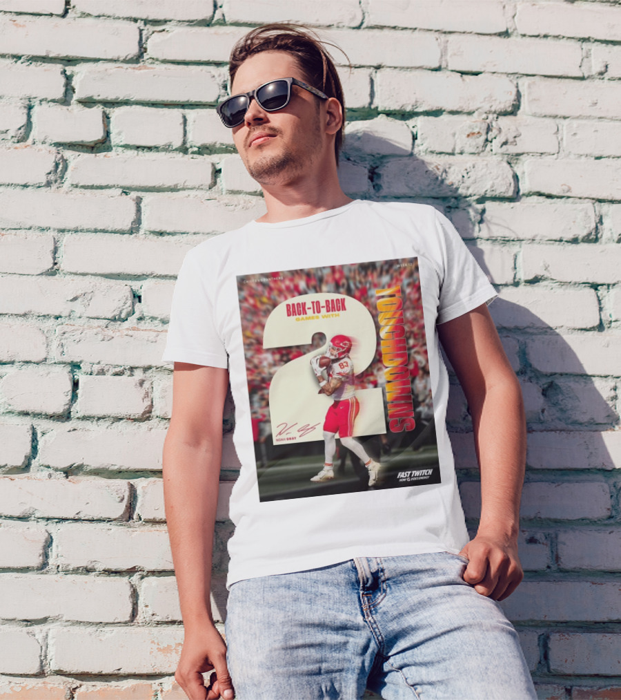Chiefs Vs Panthers Week 12 Back-to-Back Games With Noah Gray 2 Touchdowns Signature T-Shirt