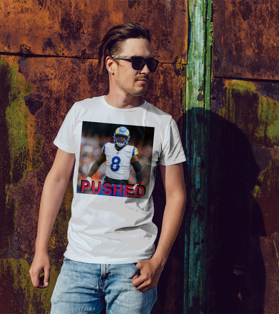 Los Angeles Rams NFL Player Jared Verse Pushed Prayers Up T-Shirt
