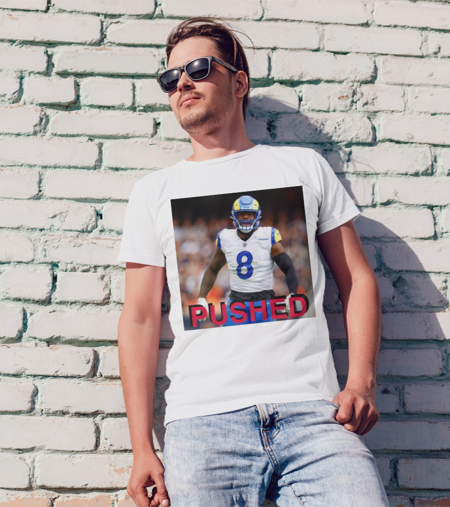 Los Angeles Rams NFL Player Jared Verse Pushed Prayers Up T-Shirt
