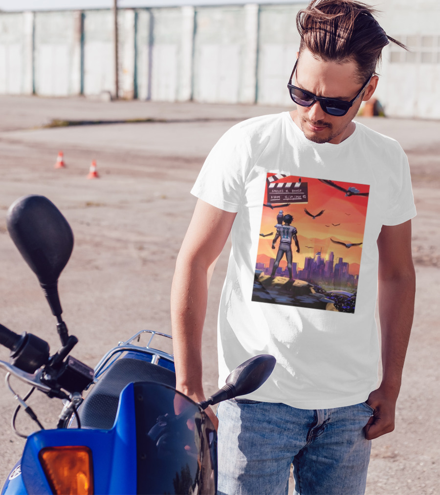 NFL Philadelphia Eagles Vs Los Angeles Rams 11 24 2024 Cinema Eagles Vs Rams Time 7:30PM T-Shirt