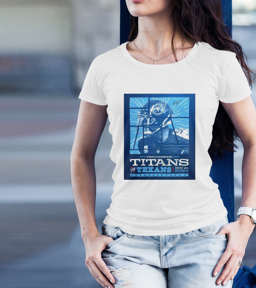 Tennessee Titans Vs Houston Texans Nov 24 T-Shirt