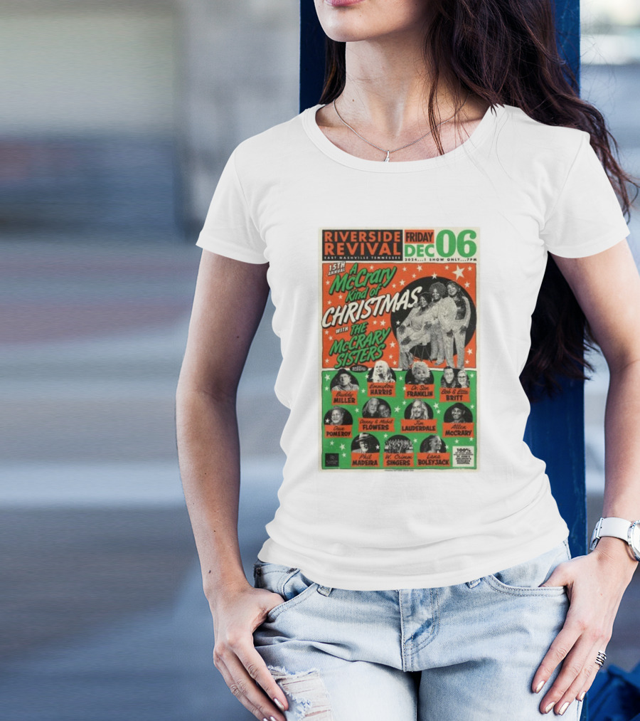Riverside Revival A McCrary Kind Of Christmas With The McCrary Sisters Nashville TN December 6 T-Shirt