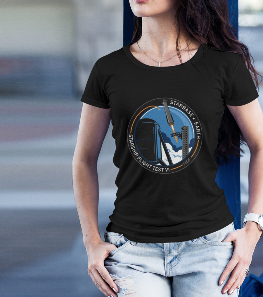 Starbase Earth Starship Flight Test VI NSC所属 T-Shirt