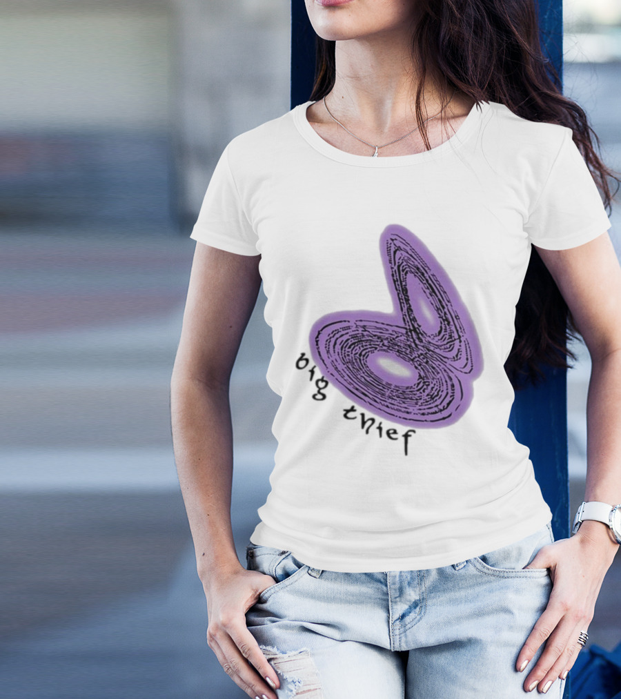 Big Thief Double Infinitee Purple Rings T-Shirt