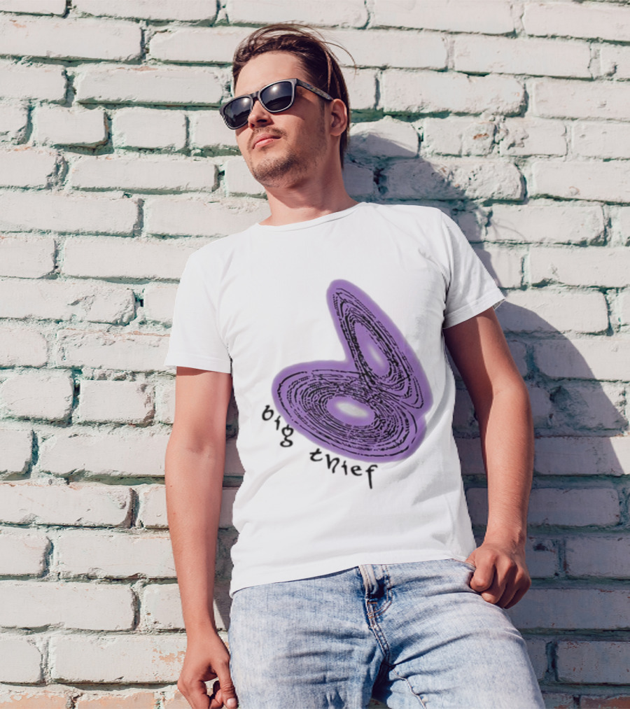 Big Thief Double Infinitee Purple Rings T-Shirt