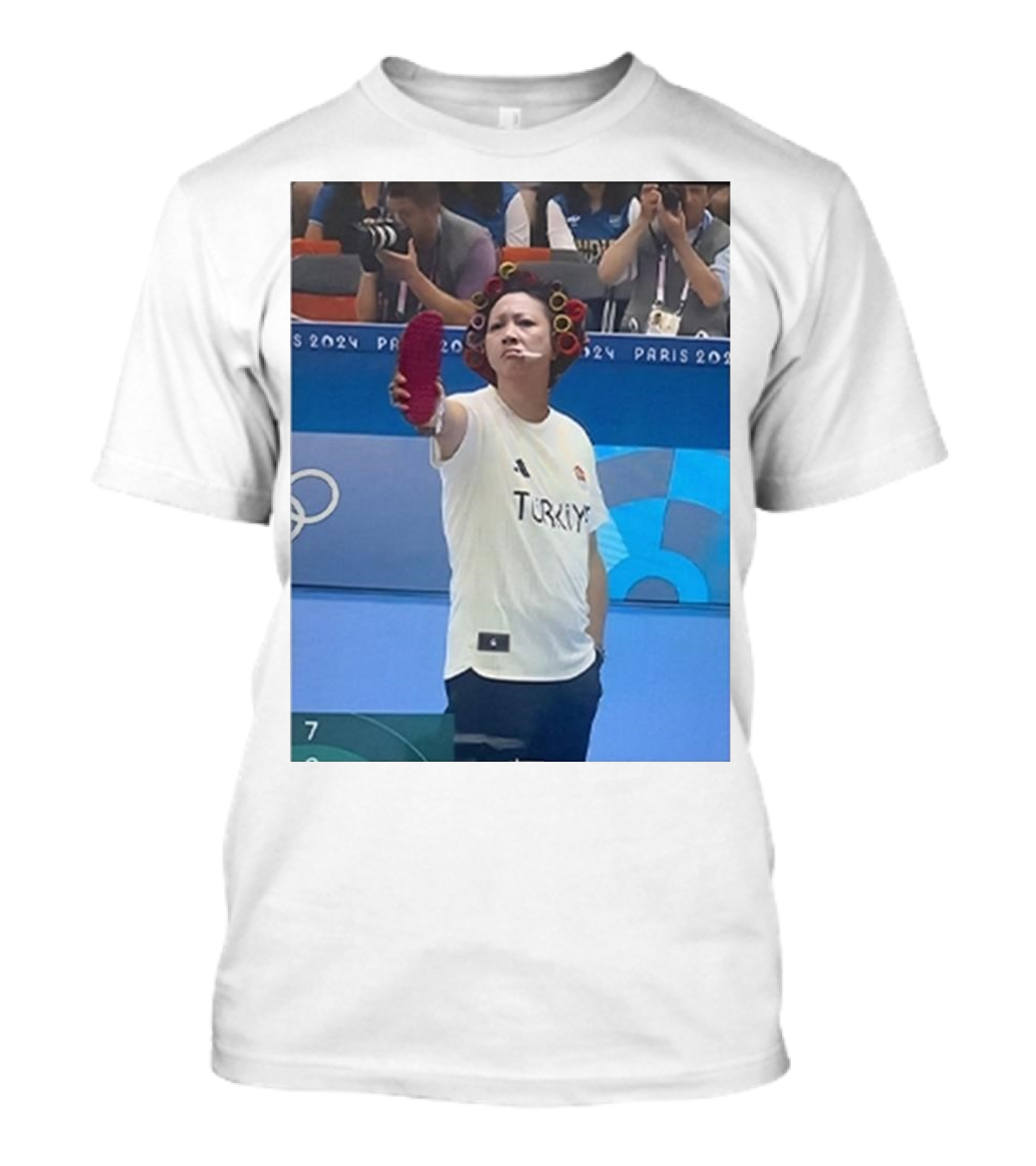 Yusuf Dikec Turkey 2024 Kung Fu Hustle Landlady Olympics Performance T-Shirt