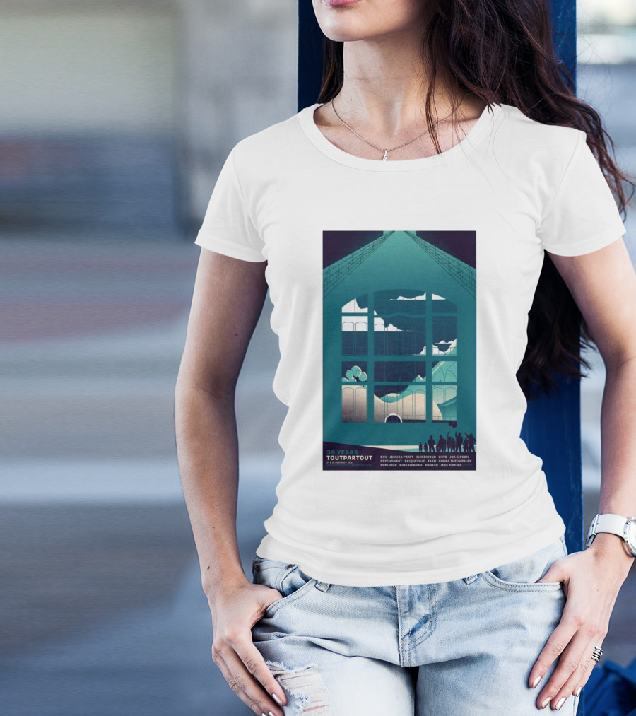30 Years Toutpartout Show Nov 29-30 2024 Jessica Pratt Neneh Cherry Ghent Belgium Wintercircus Vooruit Concertzaal T-Shirt