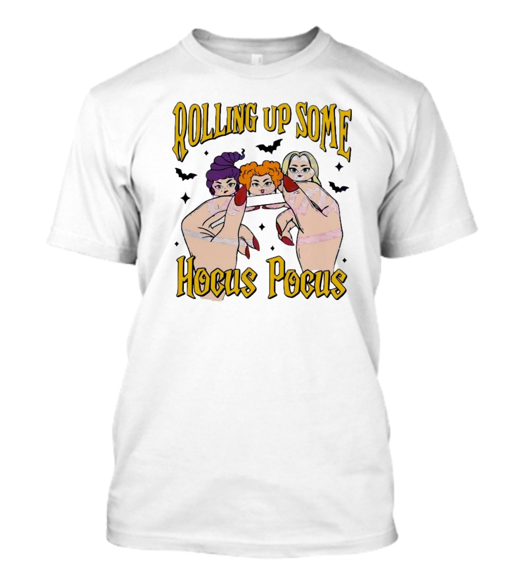 Rolling Up Some Hocus Pocus Witches Movie Classic Halloween T-Shirt