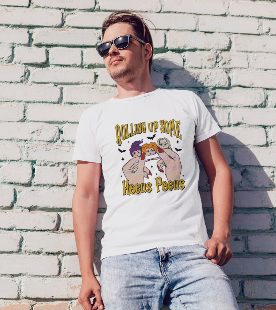 Rolling Up Some Hocus Pocus Witches Movie Classic Halloween T-Shirt