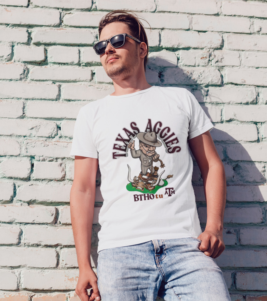 Texas Aggies BTHO T.u. A&M Sarge Texas Longhorns Rivalry T-Shirt