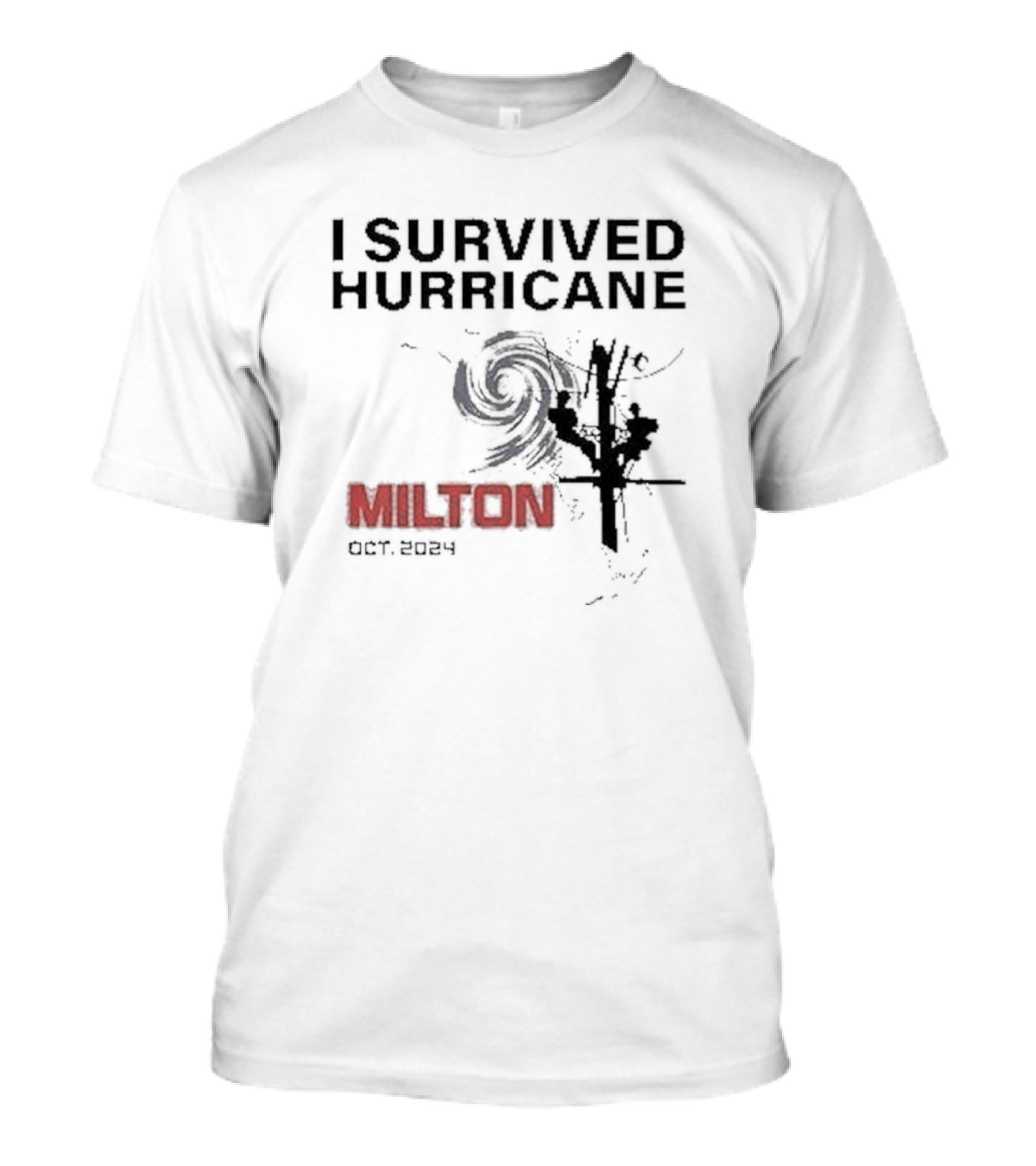 I Survived Hurricane Milton Oct 2024 Storm T-Shirt