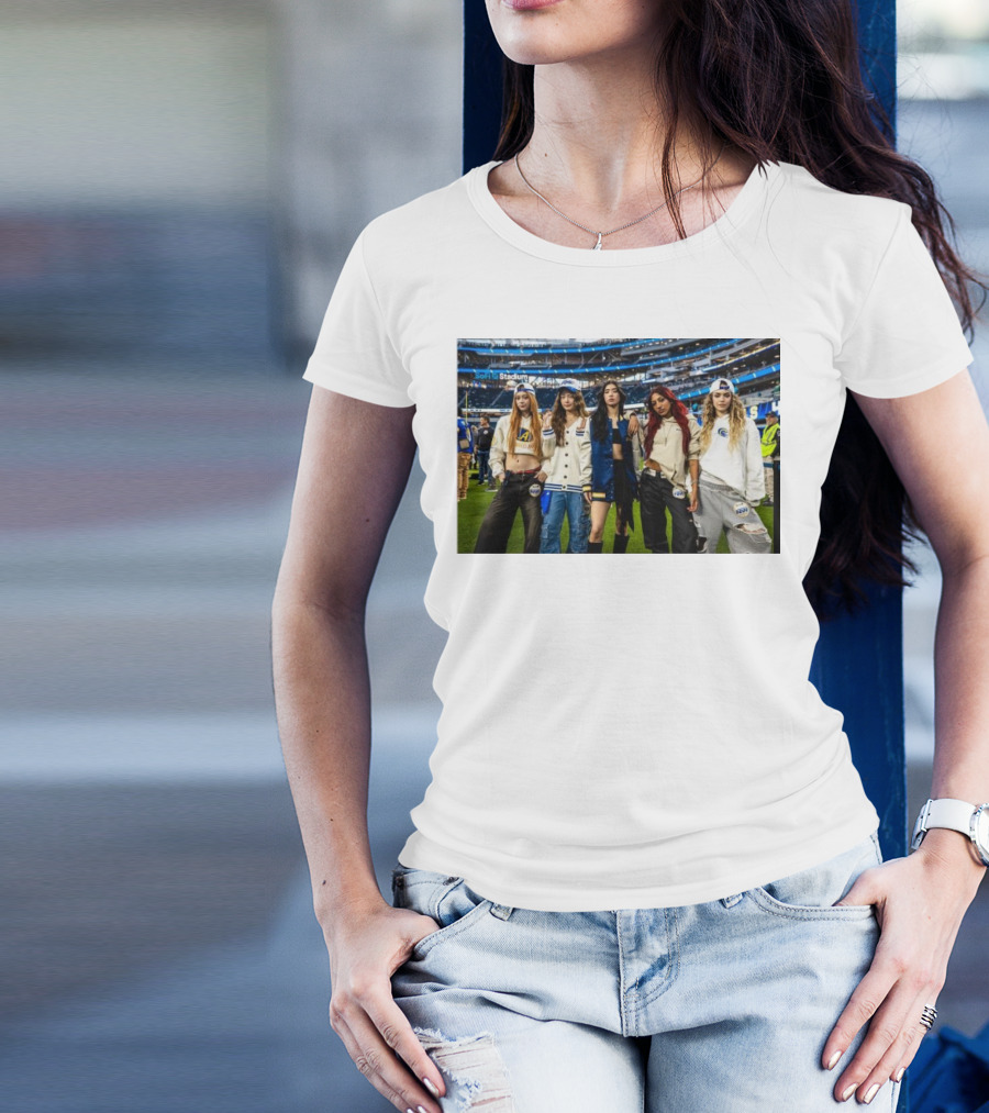KATSEYE – Thank You Los Angeles Rams Cheerleaders SoFi Stadium Game Day Special T-Shirt