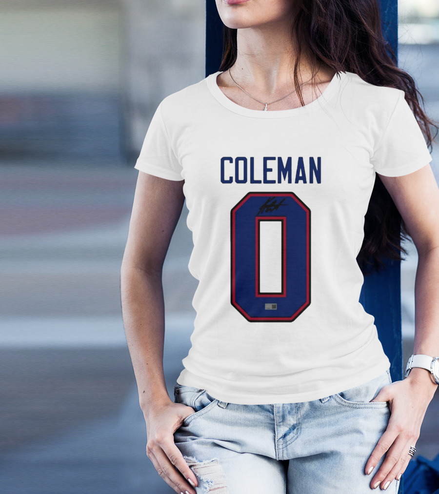 Coleman Signed Number 0 T-Shirt