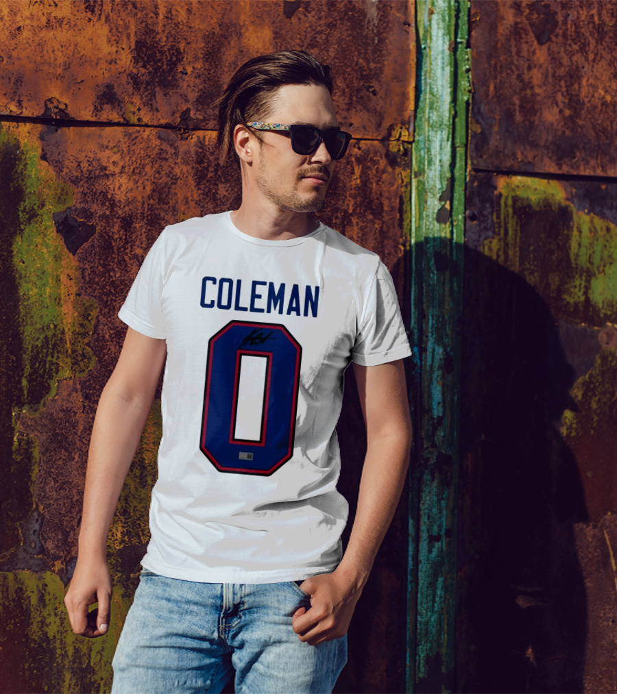 Coleman Signed Number 0 T-Shirt