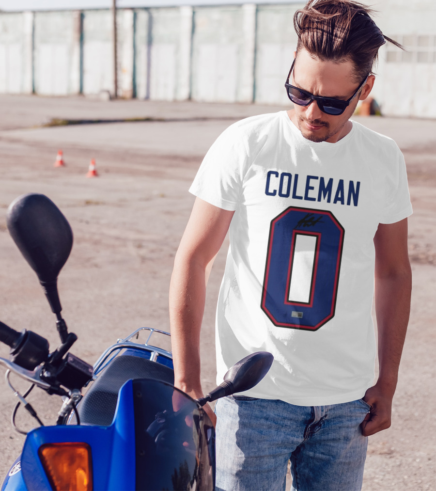 Coleman Signed Number 0 T-Shirt