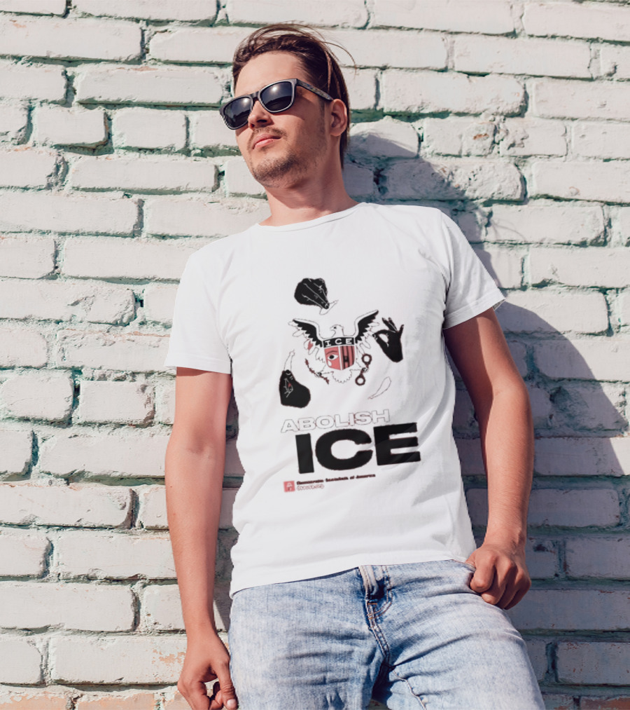 Abolish ICE Democratic Socialists Of America Iconography T-Shirt