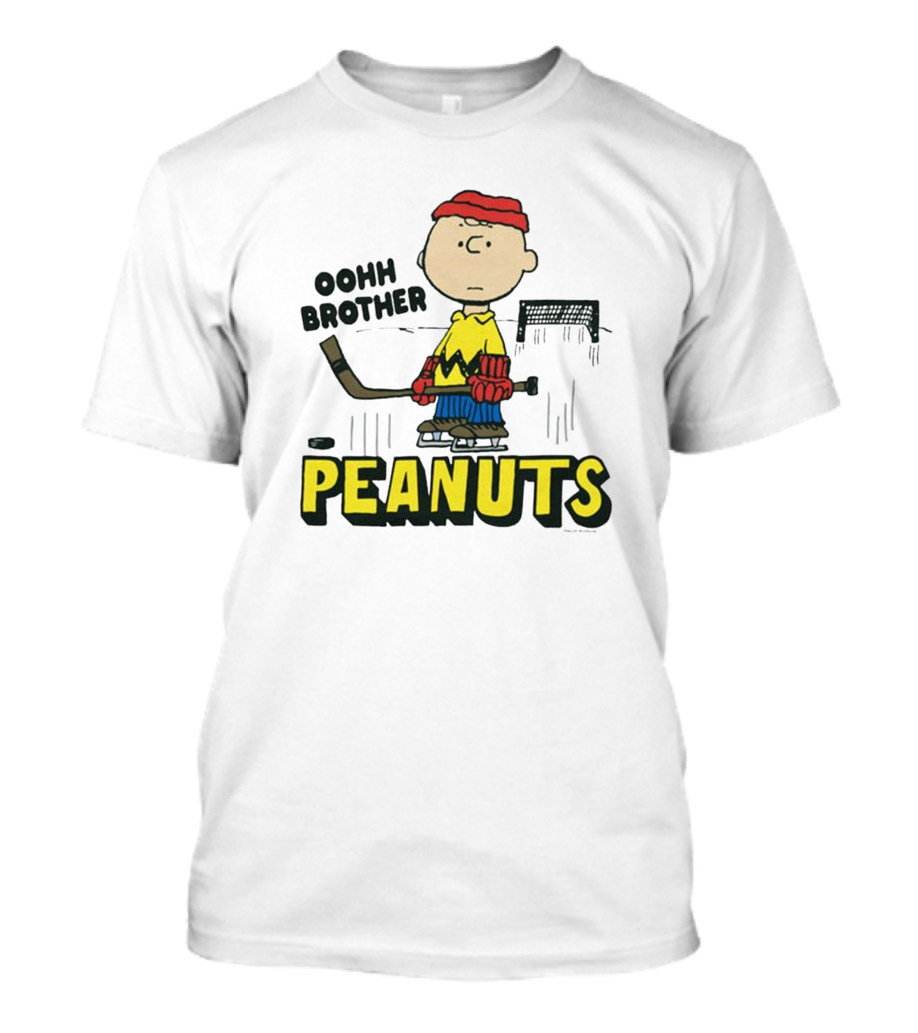 Peanuts Charlie Brown Oohh Brother Hockey T-Shirt