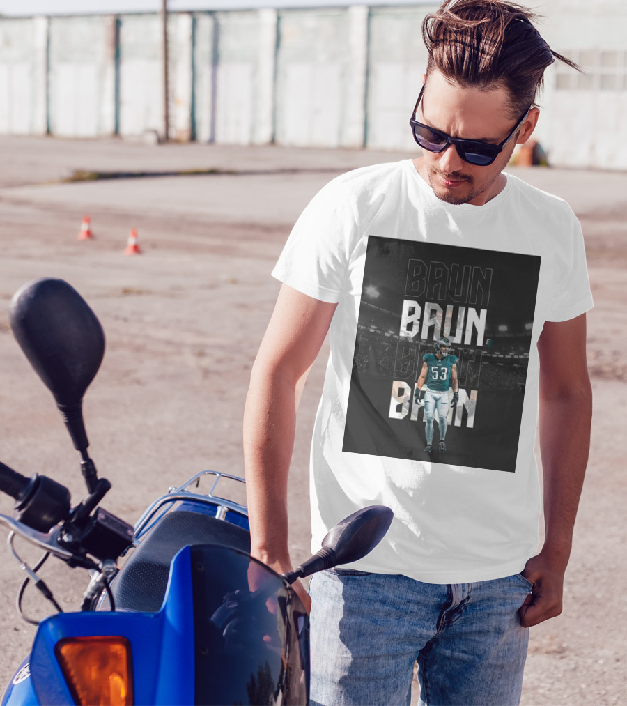 Baun Philadelphia Eagles QB Sack Go Birds Football Stadium T-Shirt