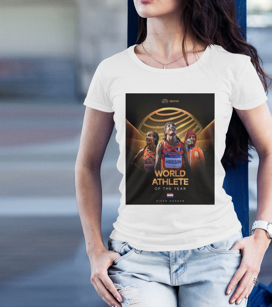 Sifan Hassan Netherlands World Athlete Of The Year World Athletics Awards T-Shirt