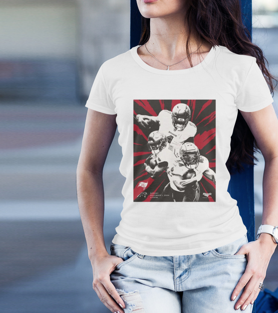 Tampa Bay Buccaneers Vs Carolina Panthers Sunday December 1 2024 4:05PM Mosaic T-Shirt