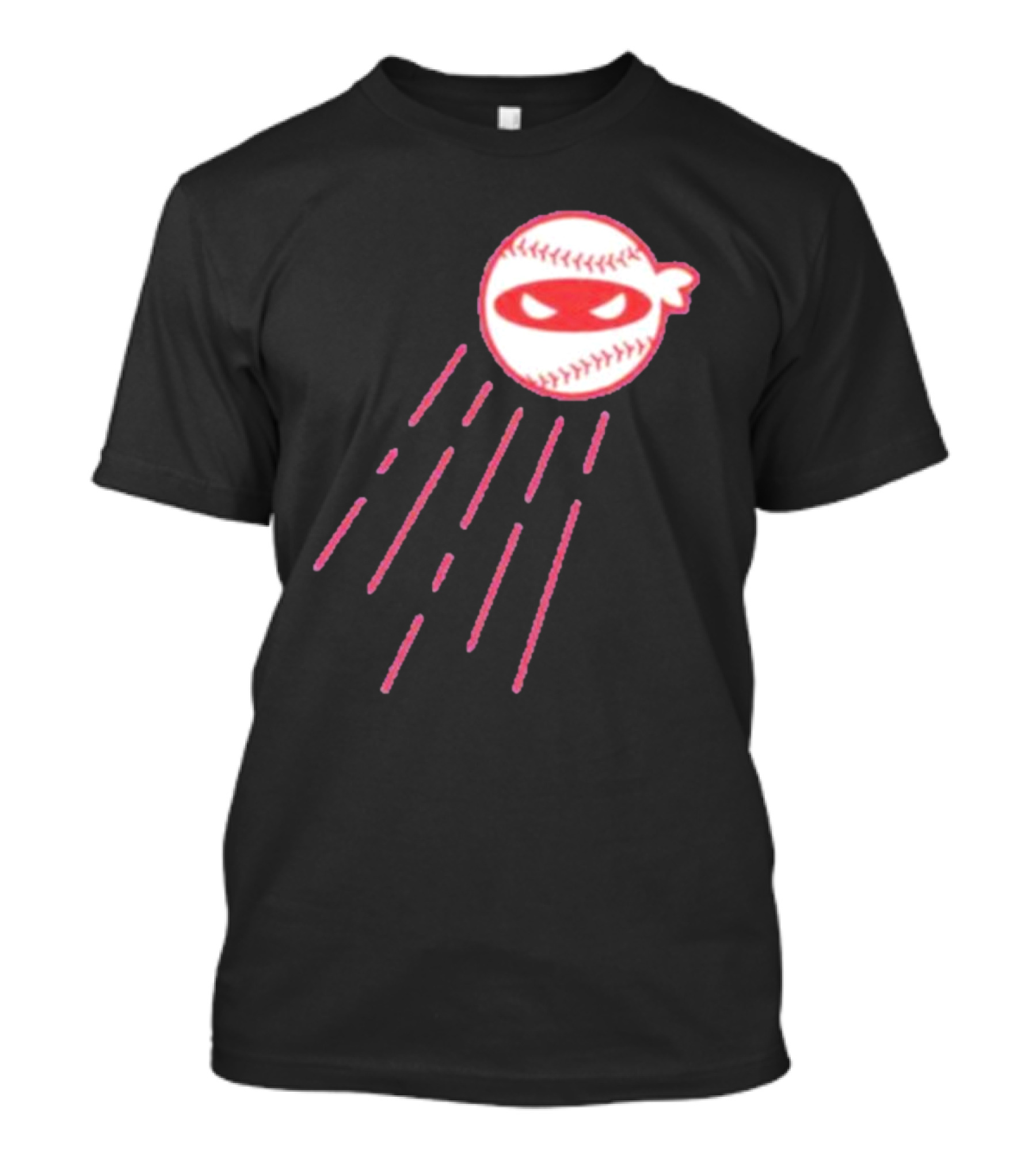 Los Angeles Dodgers Pitching Ninja Baseball Face T-Shirt