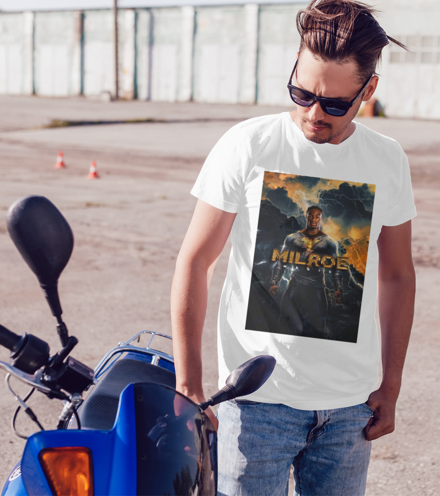Milroe Magic Alabama Football Heroic Lightning Storm T-Shirt