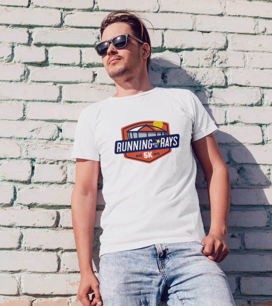 Running With The Rays 5K 2025 Tampa Bay Rays Stadium T-Shirt