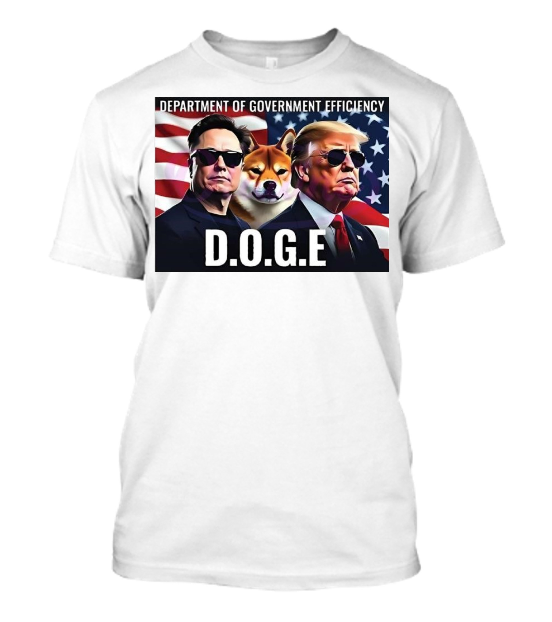 Department Of Government Efficiency D.O.G.E Trump Musk Doge T-Shirt
