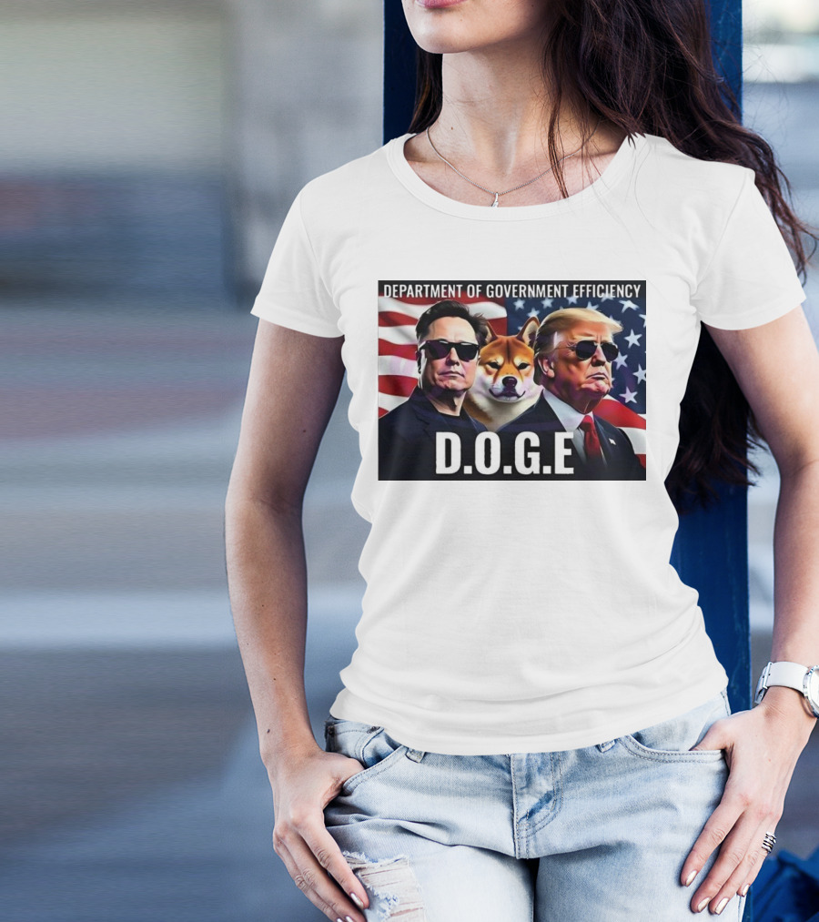 Department Of Government Efficiency D.O.G.E Trump Musk Doge T-Shirt