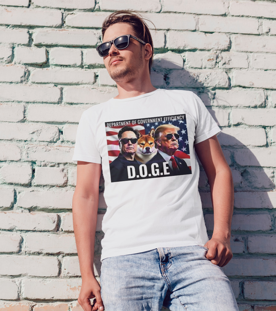 Department Of Government Efficiency D.O.G.E Trump Musk Doge T-Shirt