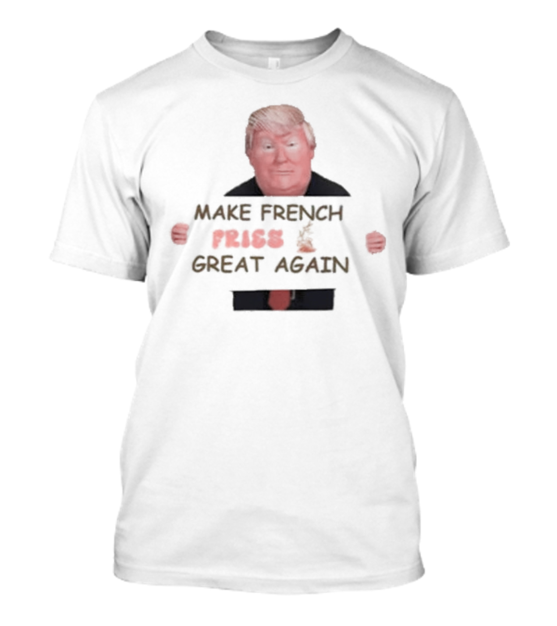Make French Fries Great Again Trump 2024 Vance T-Shirt