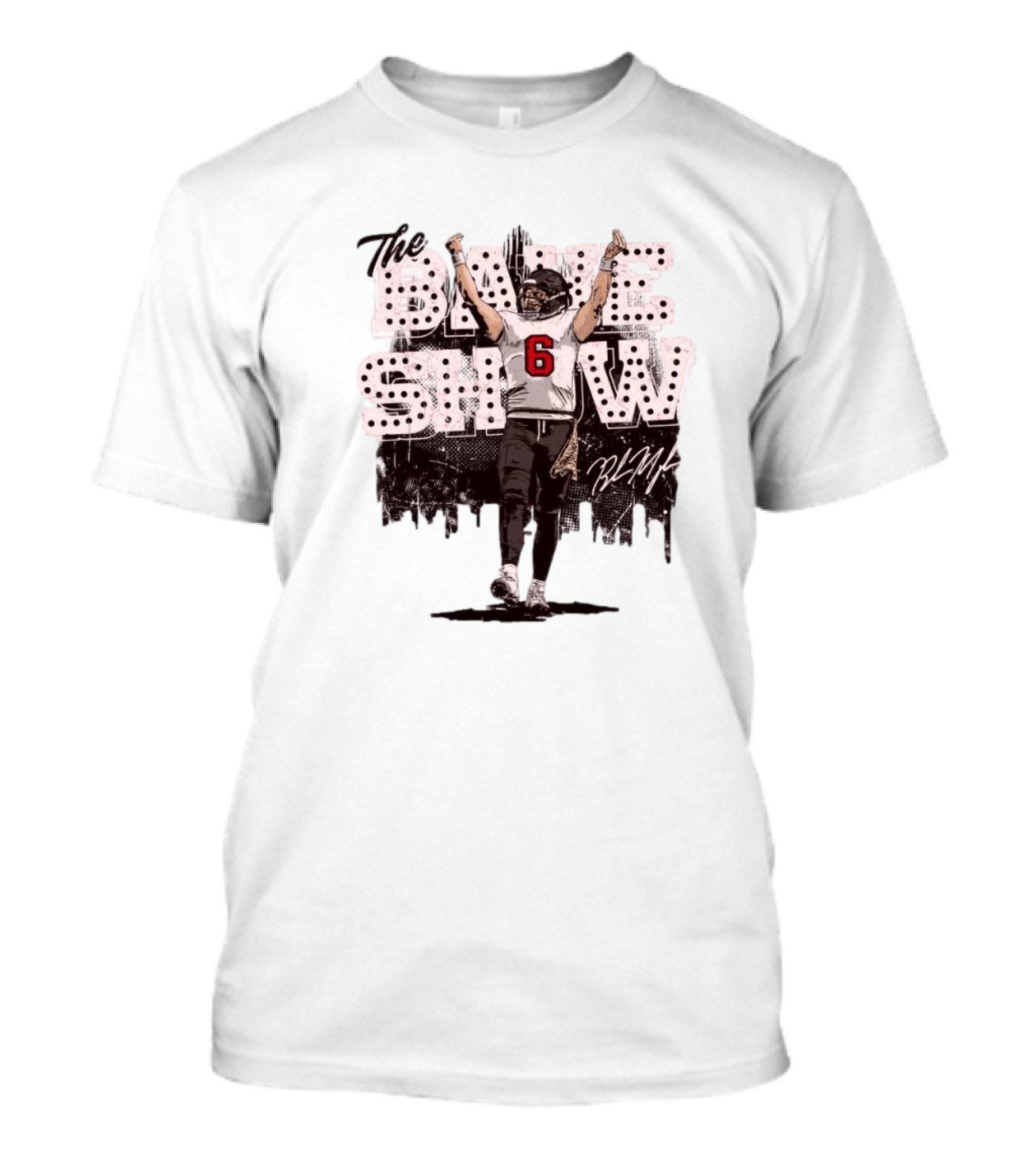 Baker Mayfield Tampa Bay Buccaneers NFL The Bake Show Signature Victory T-Shirt