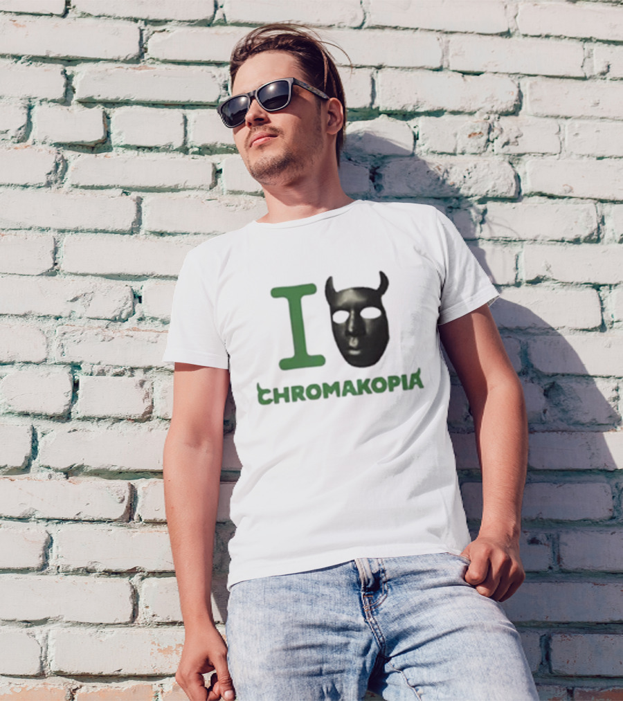 I Love Chromakopia Mask With Horns T-Shirt