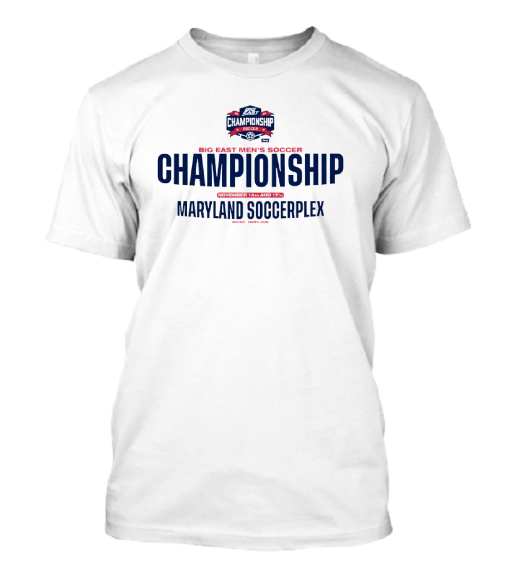 Big East Men’s Soccer Championship Maryland Soccerplex November 14th And 17th 2024 Soccer Event T-Shirt