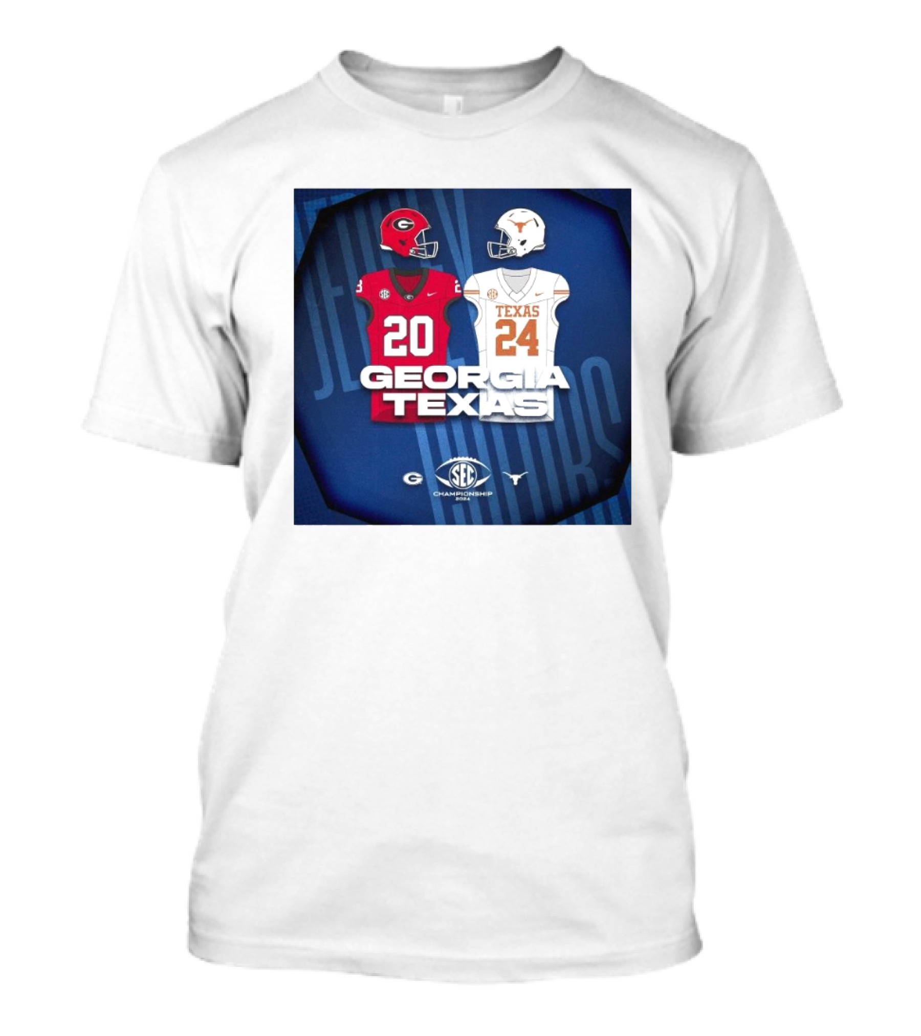 Georgia Bulldogs Vs Texas Longhorns SEC Championship T-Shirt