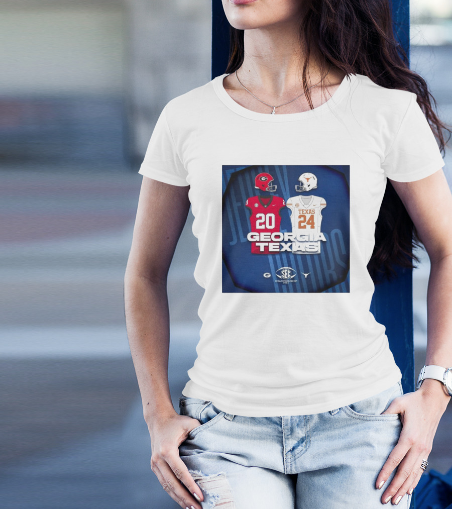 Georgia Bulldogs Vs Texas Longhorns SEC Championship T-Shirt