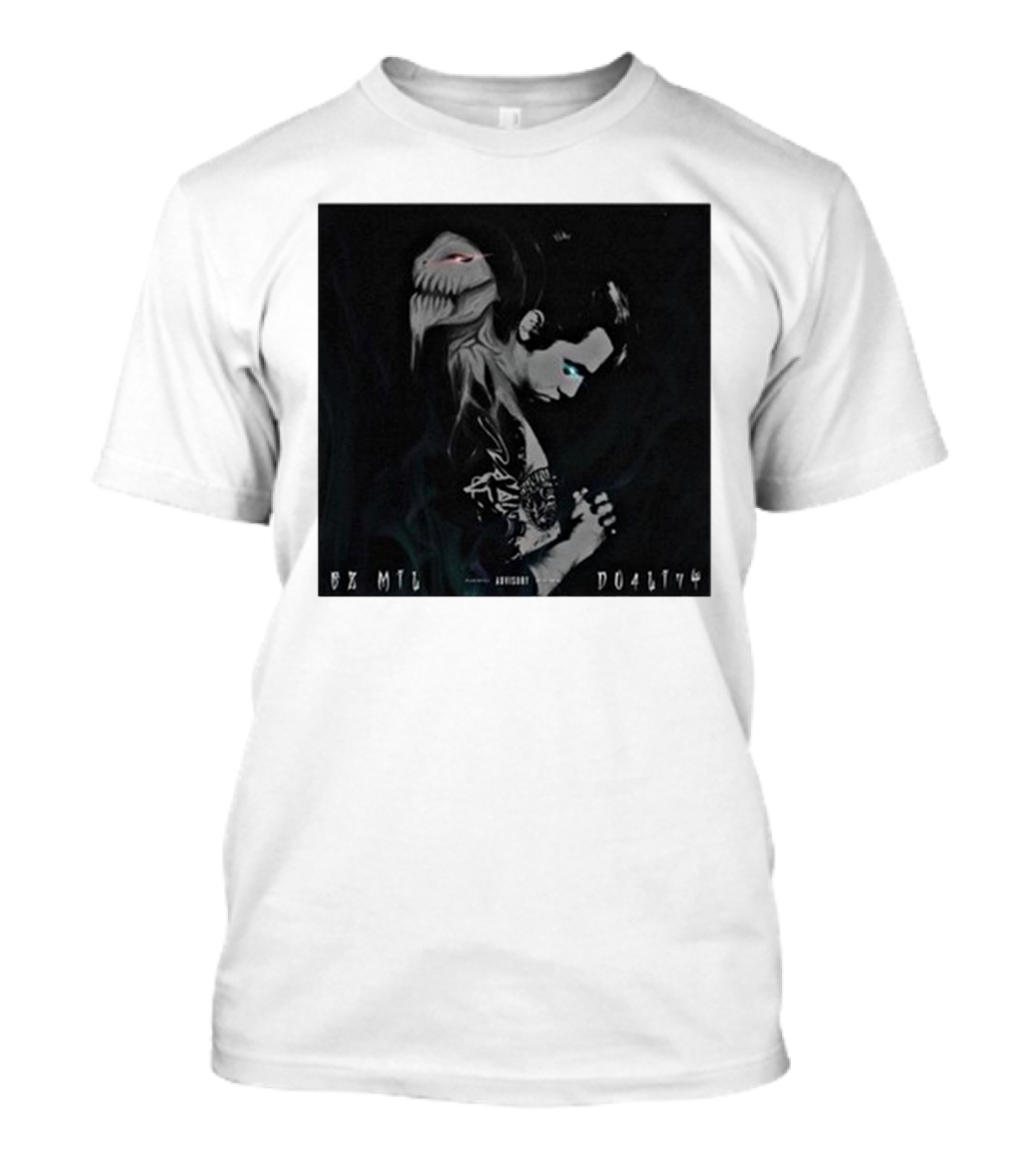 Ez Mil Duality Parental Advisory Dark Creature Tattooed Person T-Shirt