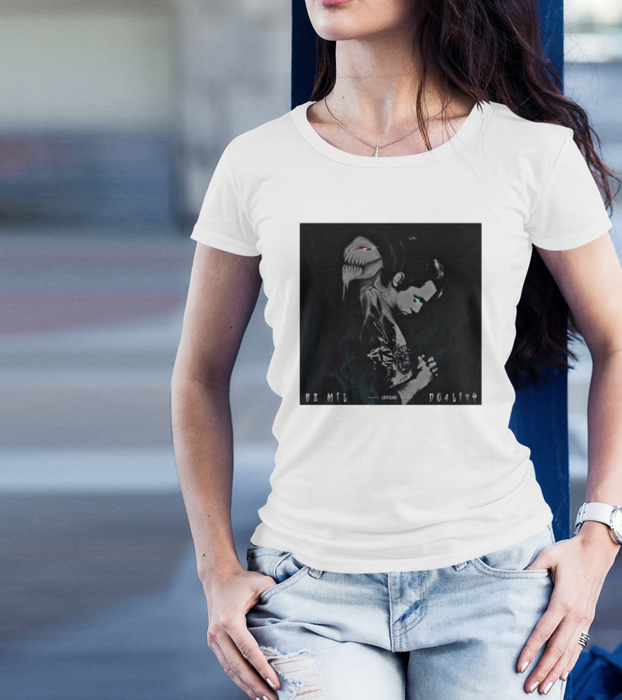 Ez Mil Duality Parental Advisory Dark Creature Tattooed Person T-Shirt