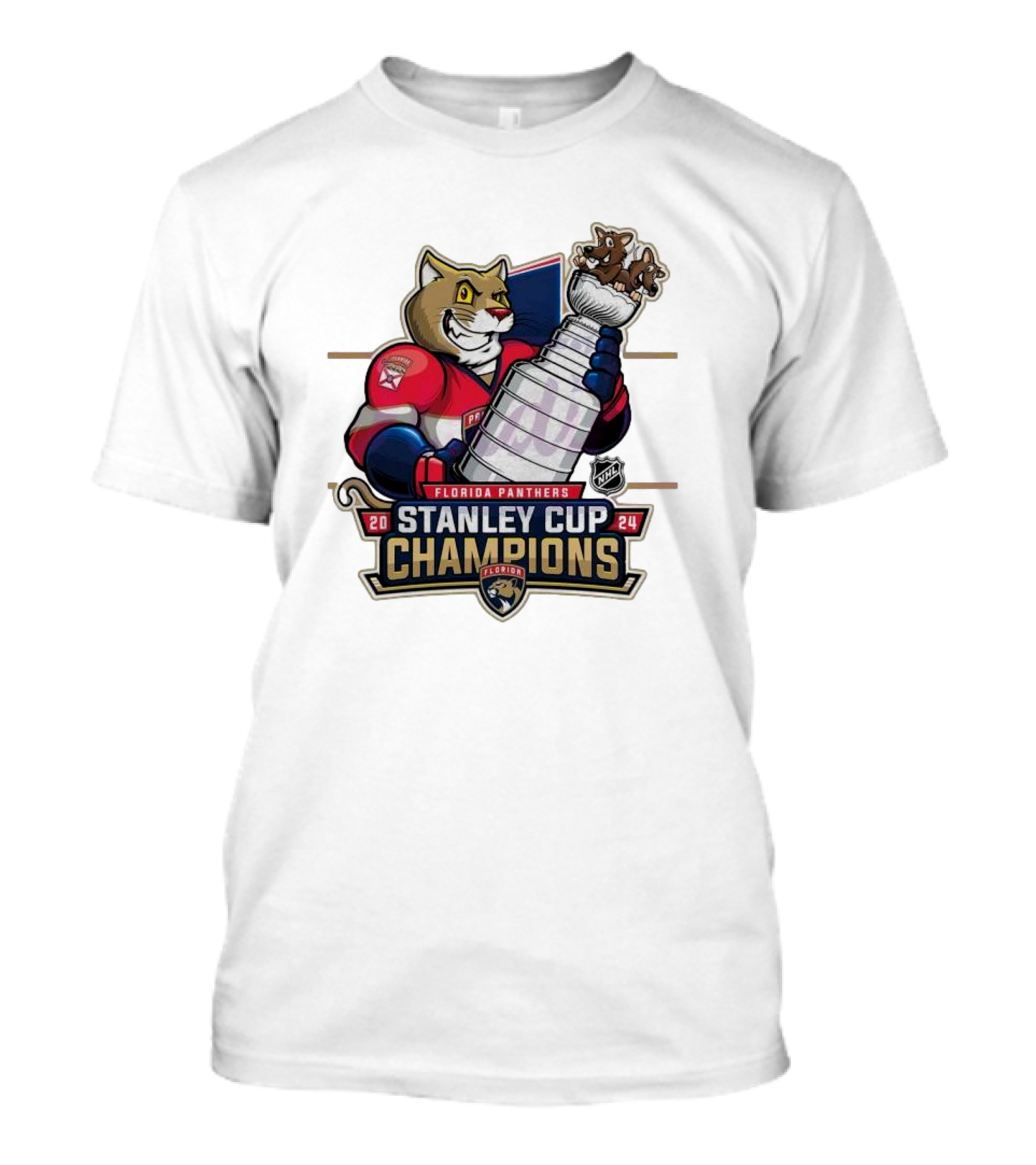 Florida Panthers Stanley Cup Champions 2024 NHL Winner Cup T-Shirt