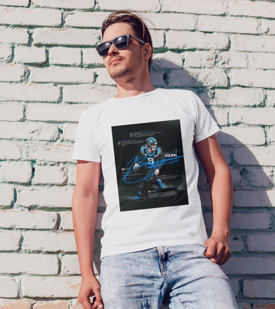 Pat McAfee James Palmer Bryce Young Carolina Panthers NFL Team Super Bowl T-Shirt